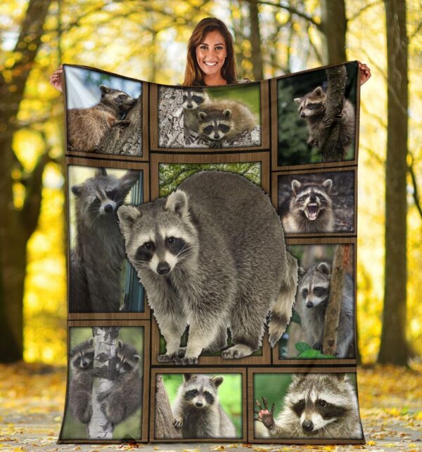 Funny Racoon Raccoons For Racoon Lovers Fleece Blanket Sherpa Blanket