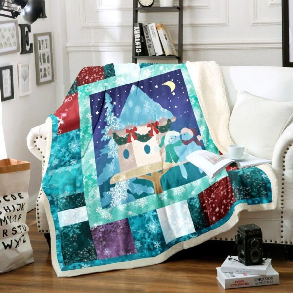 Christmas Fleece Blanket Sherpa Blanket