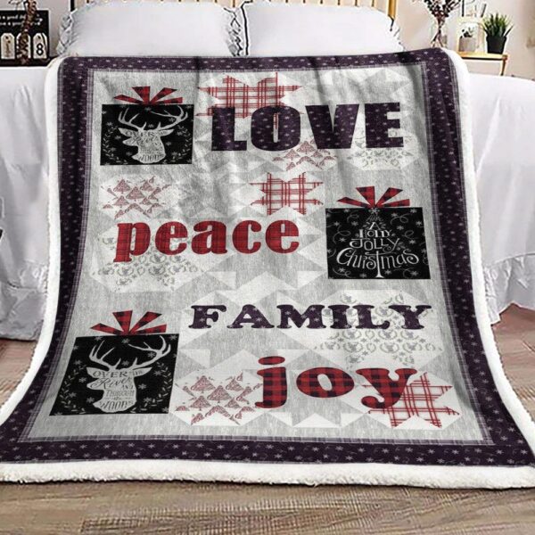 Christmas Fleece Blanket Sherpa Blanket