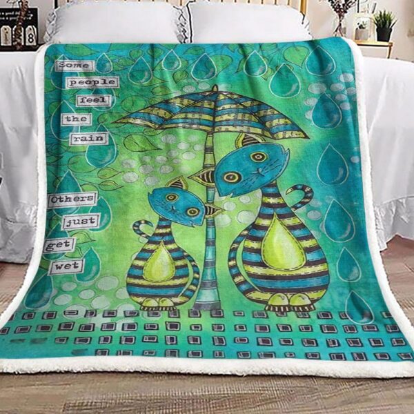 Cat Fleece Blanket Sherpa Blanket