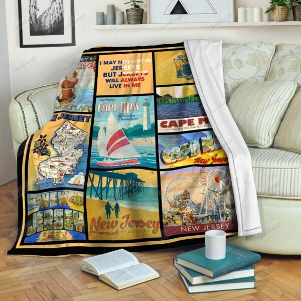 Jersey Cape May Fleece Blanket Sherpa Blanket