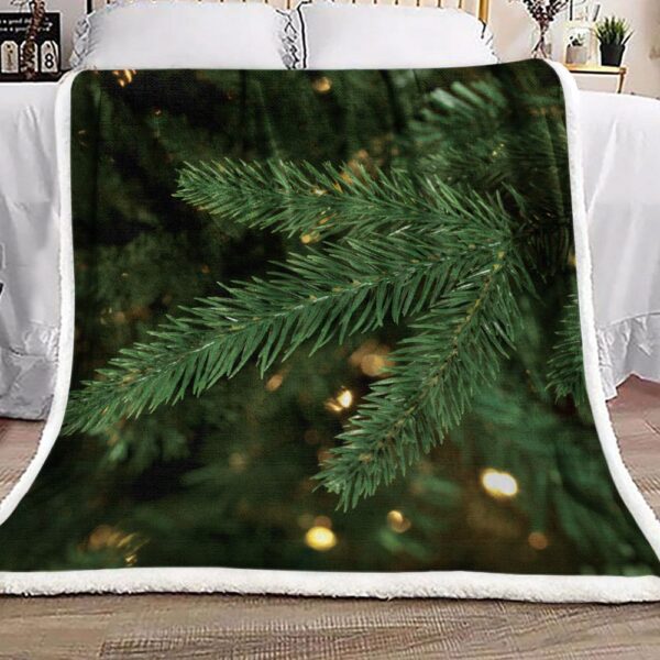 Christmas Tree Fleece Blanket Sherpa Blanket