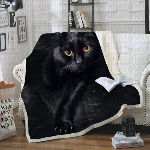 Bombay Cat Fleece Blanket Sherpa Blanket