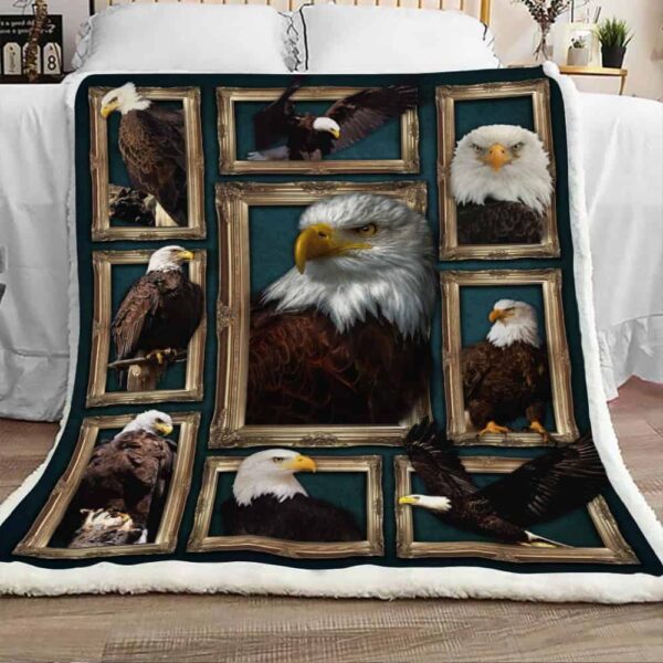 Eagle Fleece Blanket Sherpa Blanket