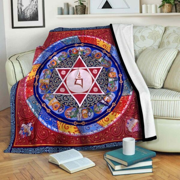 Pagan Calendar Fleece Blanket Sherpa Blanket