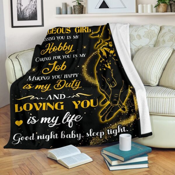 Valentine Girl Hobby Fleece Blanket Sherpa Blanket