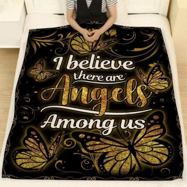 Butterfly Fleece Blanket Sherpa Blanket
