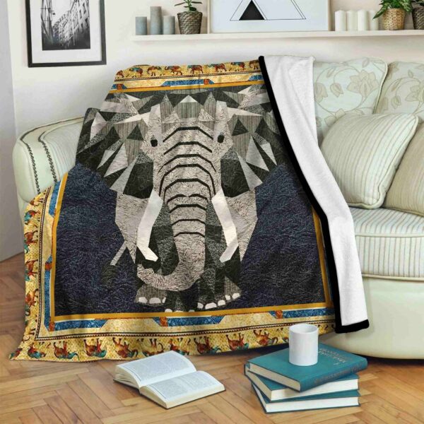 Elephan Fleece Blanket Sherpa Blanket