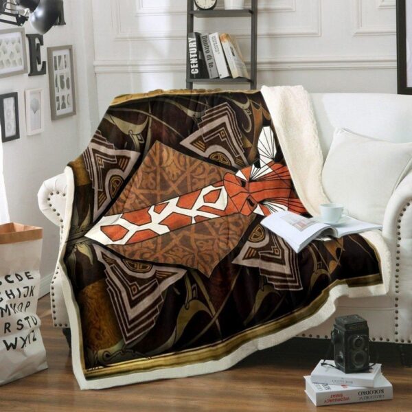 Giraffe Fleece Blanket Sherpa Blanket