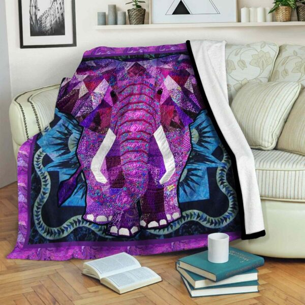 Elephan Fleece Blanket Sherpa Blanket
