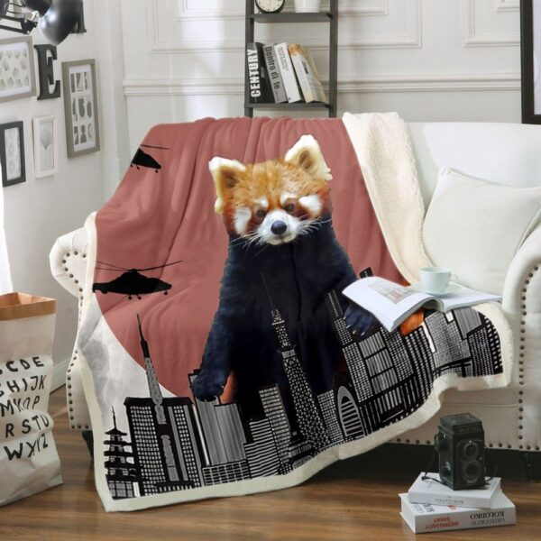 Red Panda Fleece Blanket Sherpa Blanket