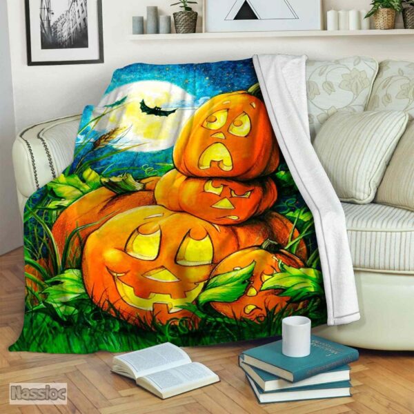 Halloween Fleece Blanket Sherpa Blanket