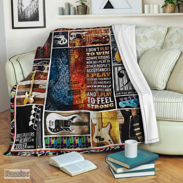 Guitar Fleece Blanket Sherpa Blanket