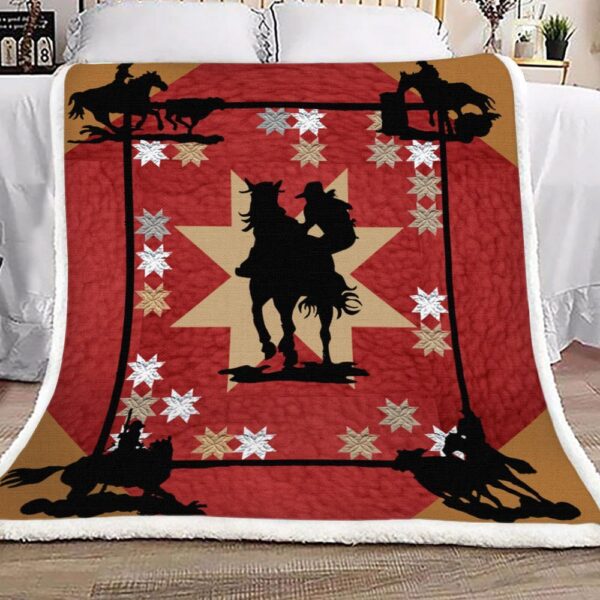 Horse Fleece Blanket Sherpa Blanket