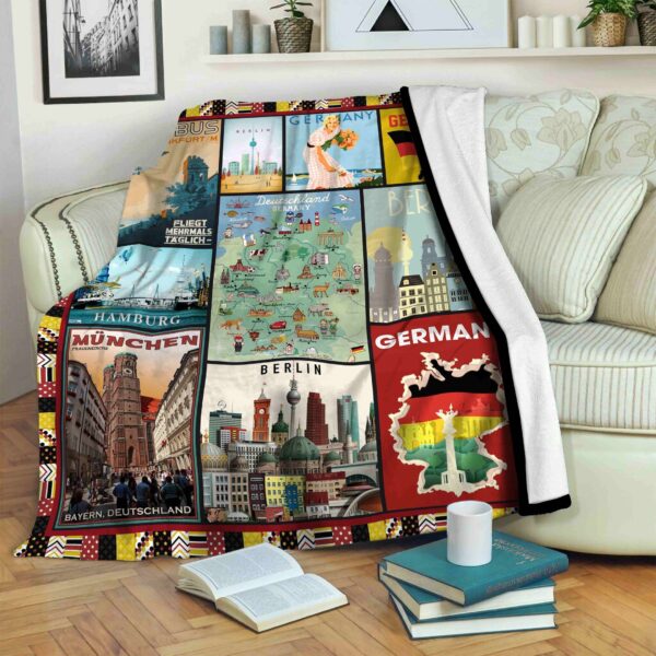 Germany Fleece Blanket Sherpa Blanket