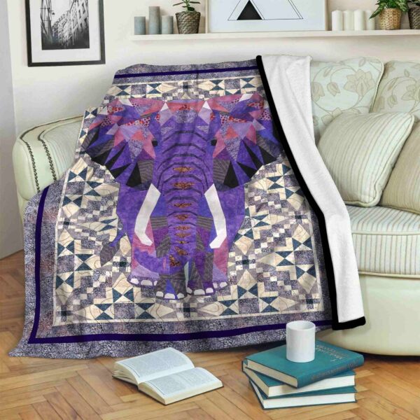 Elephan Fleece Blanket Sherpa Blanket