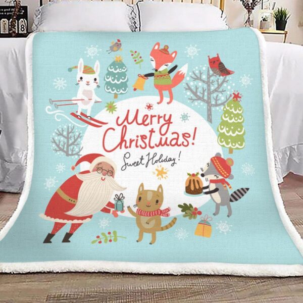Christmas Fleece Blanket Sherpa Blanket