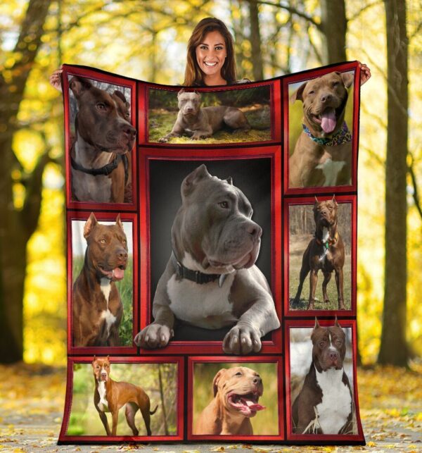 Pitbull Pitbulls Pit Bull Lover Fleece Blanket Sherpa Blanket