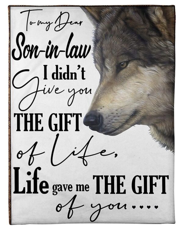 Mom To Son In Law Fleece Blanket Sherpa Blanket