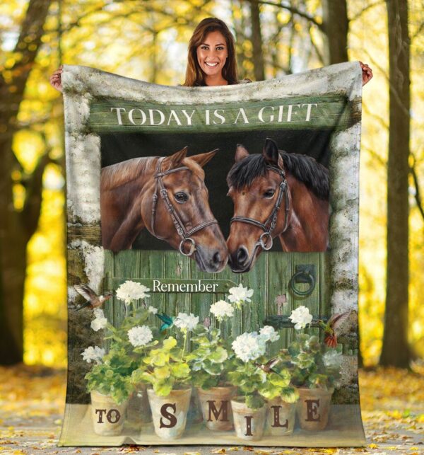 Horse Is A Gift Fleece Blanket Sherpa Blanket