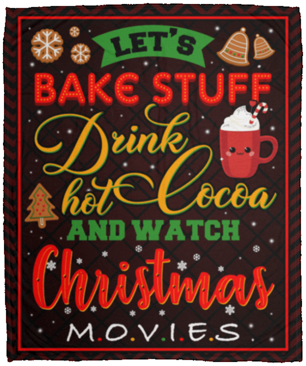 Christmas Holiday Fleece Blanket Sherpa Blanket