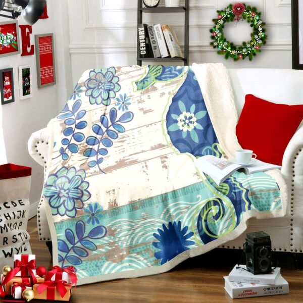 Seahorses Fleece Blanket Sherpa Blanket