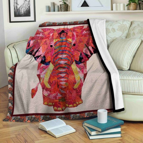 Elephan Fleece Blanket Sherpa Blanket