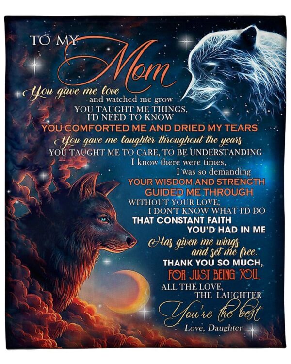To my Mom Fleece Blanket Sherpa Blanket