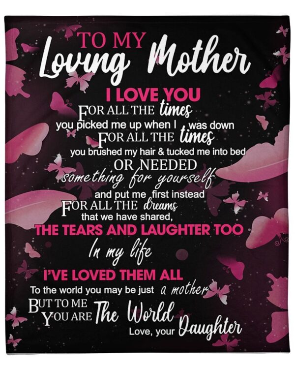 To my Mom Fleece Blanket Sherpa Blanket