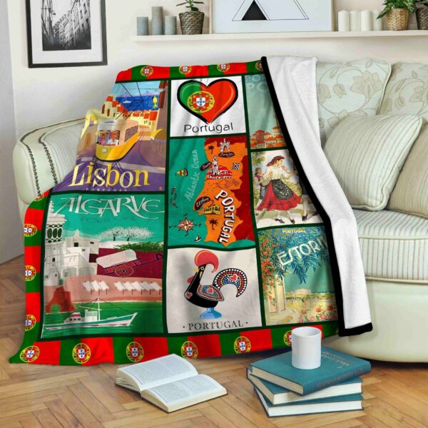 Portugal Fleece Blanket Sherpa Blanket
