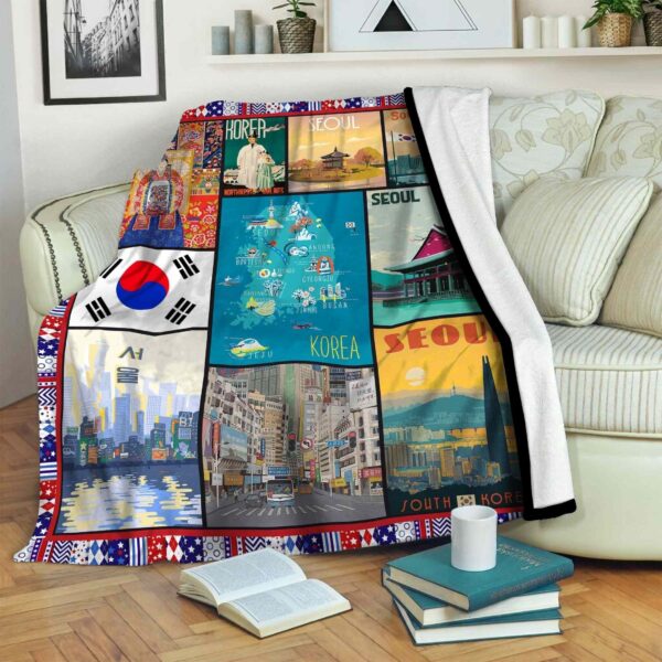 South Korea Fleece Blanket Sherpa Blanket