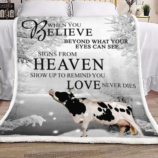 Cattle Fleece Blanket Sherpa Blanket