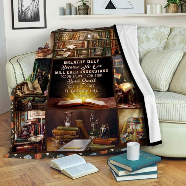 Book Fleece Blanket Sherpa Blanket