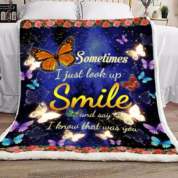 Butterfly Fleece Blanket Sherpa Blanket