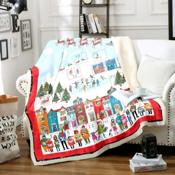 Christmas Fleece Blanket Sherpa Blanket