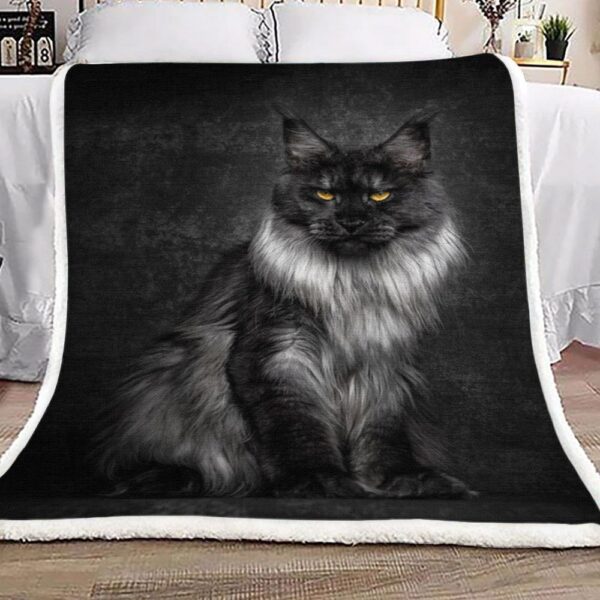 Cat Fleece Blanket Sherpa Blanket