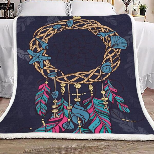 Dreamcatcher Fleece Blanket Sherpa Blanket