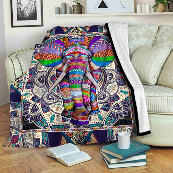 Elephan Fleece Blanket Sherpa Blanket