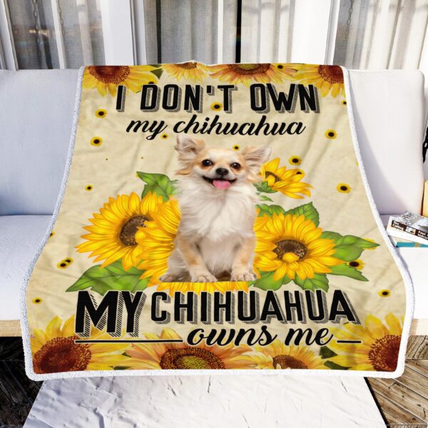 Chihuahua Own Fleece Blanket Sherpa Blanket