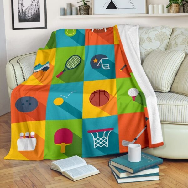 Physical Education Fleece Blanket Sherpa Blanket