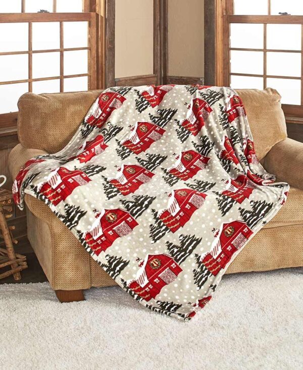 Christmas Fleece Blanket Sherpa Blanket
