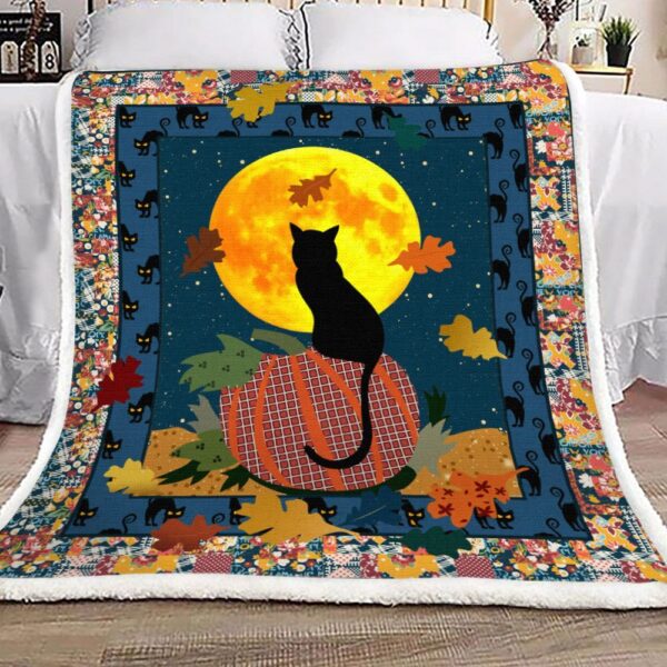Cat Fleece Blanket Sherpa Blanket