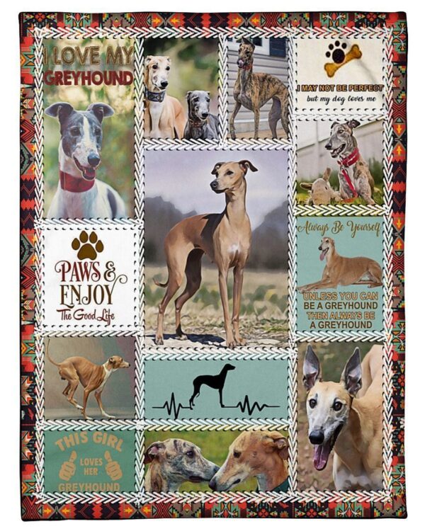Greyhound Anatomy Fleece Blanket Sherpa Blanket