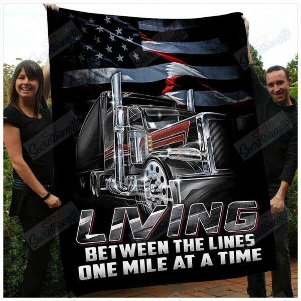 Truck Fleece Blanket Sherpa Blanket