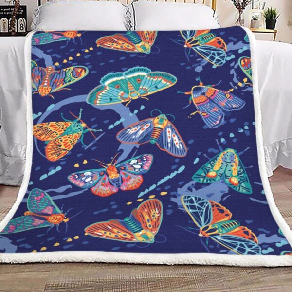 Butterfly Fleece Blanket Sherpa Blanket
