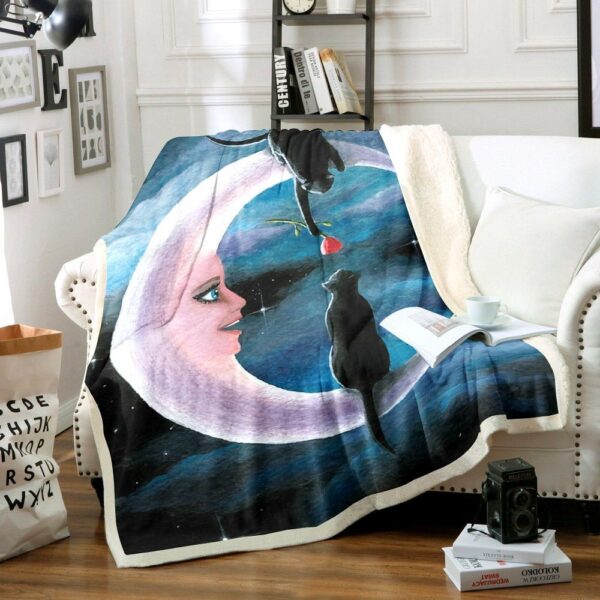 Cat Fleece Blanket Sherpa Blanket