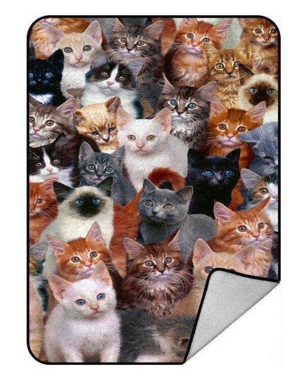 Cats Fleece Blanket Sherpa Blanket