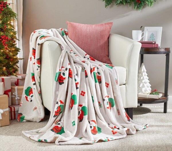 Santa Claus Fleece Blanket Sherpa Blanket