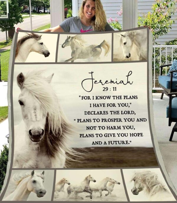 Horse Jeremiah Fleece Blanket Sherpa Blanket
