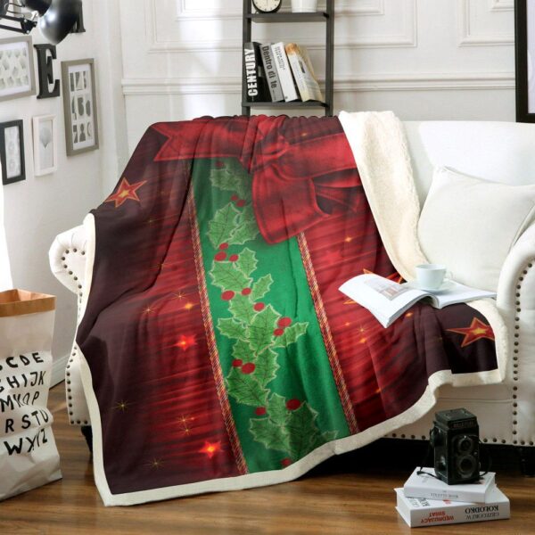 Christmas Fleece Blanket Sherpa Blanket